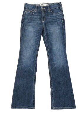 Ariat R.E.A.L. Lexie Bootcut Jeans Womens 30R, Perfect Rise, Missouri Wash Blue